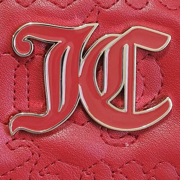 Juicy Couture Pink League Mini Tote Cool Red Handbag with Coin Purse NWT - Picture 11 of 11